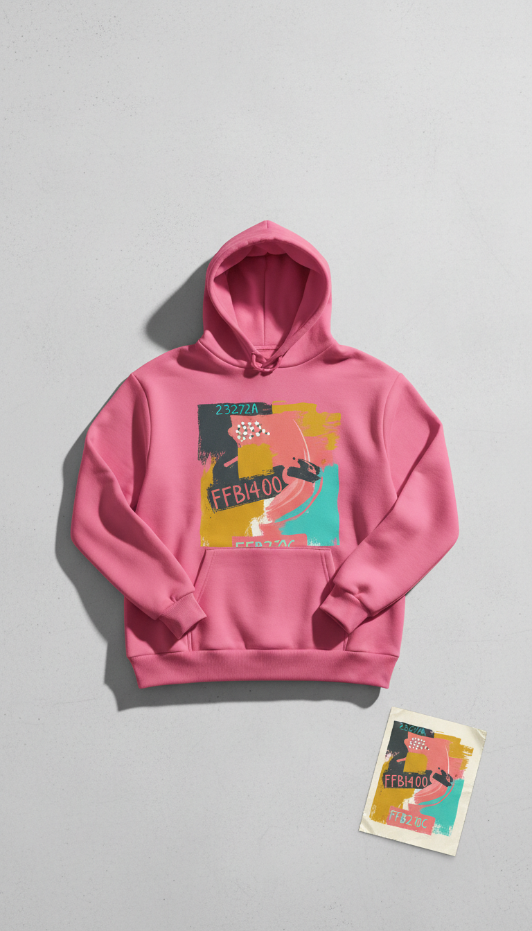 Bubblegum Pink Artist Collab Hoodie